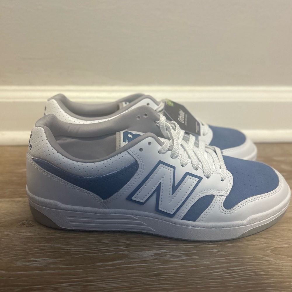 New Balance Men's 480 V1 Sneaker, White/Royal Blue, 9 M New Balance New - Picture 9 of 11